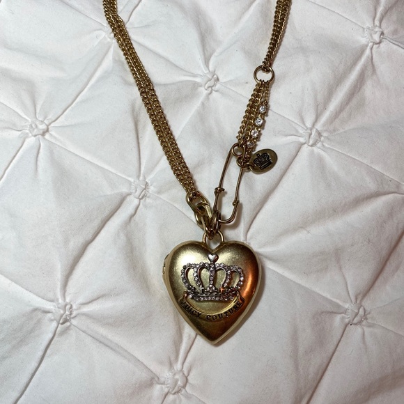 Juicy Couture Heart Locket Necklace